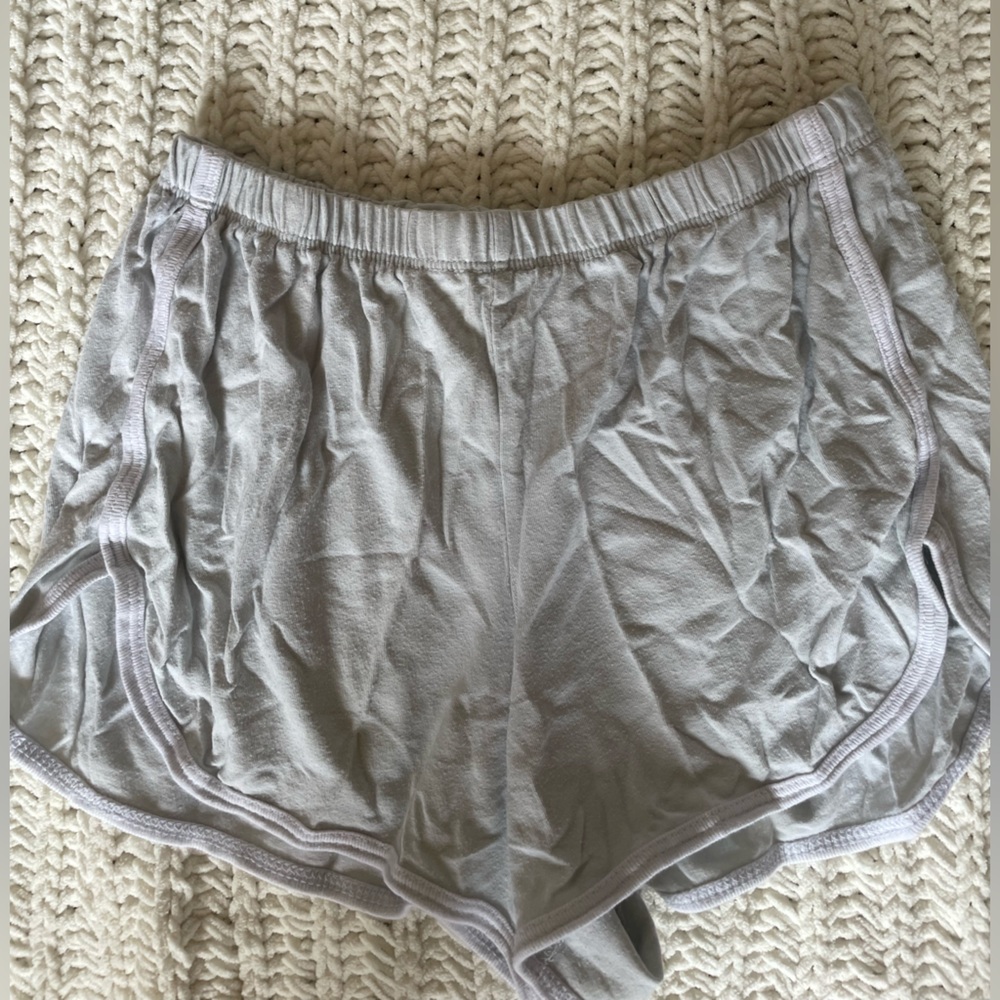 John Galt green and white shorts